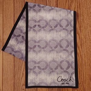 Coach Denim Logo Scarf